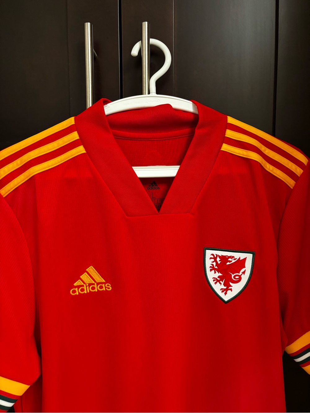 Adidas Wales Soccer Jersey Football Shirt Large - Picture 2 of 8